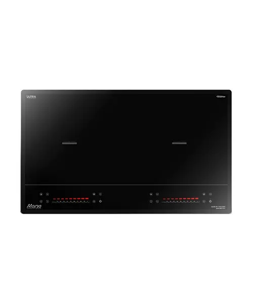 Bếp điện từ đôi SUNHOUSE MMB5-X9Pro mặt kính đen, hai vùng nấu 2200W