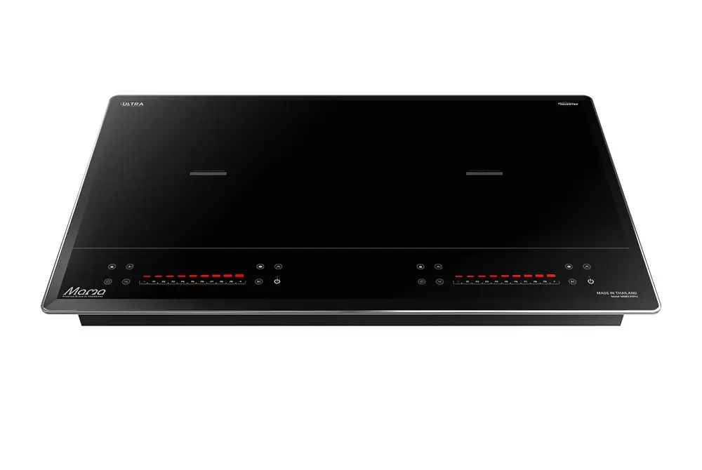 Bếp điện từ đôi SUNHOUSE MMB5-X9Pro chụp góc nghiêng từ trên xuống