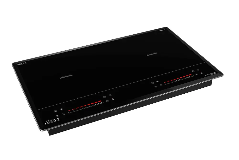Bếp điện từ đôi SUNHOUSE MMB5-X9Pro góc nghiêng từ phía trước