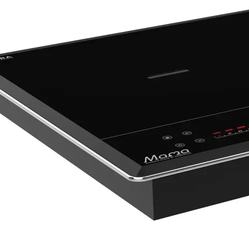 Cận cảnh mặt bếp và bảng điều khiển bếp điện từ đôi SUNHOUSE MMB5-X9Pro