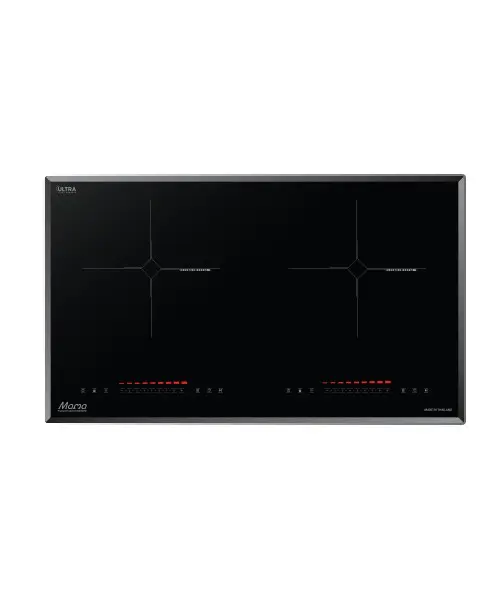Bếp điện từ đôi SUNHOUSE MMB5588 mặt kính đen, 2 vùng nấu 2200W