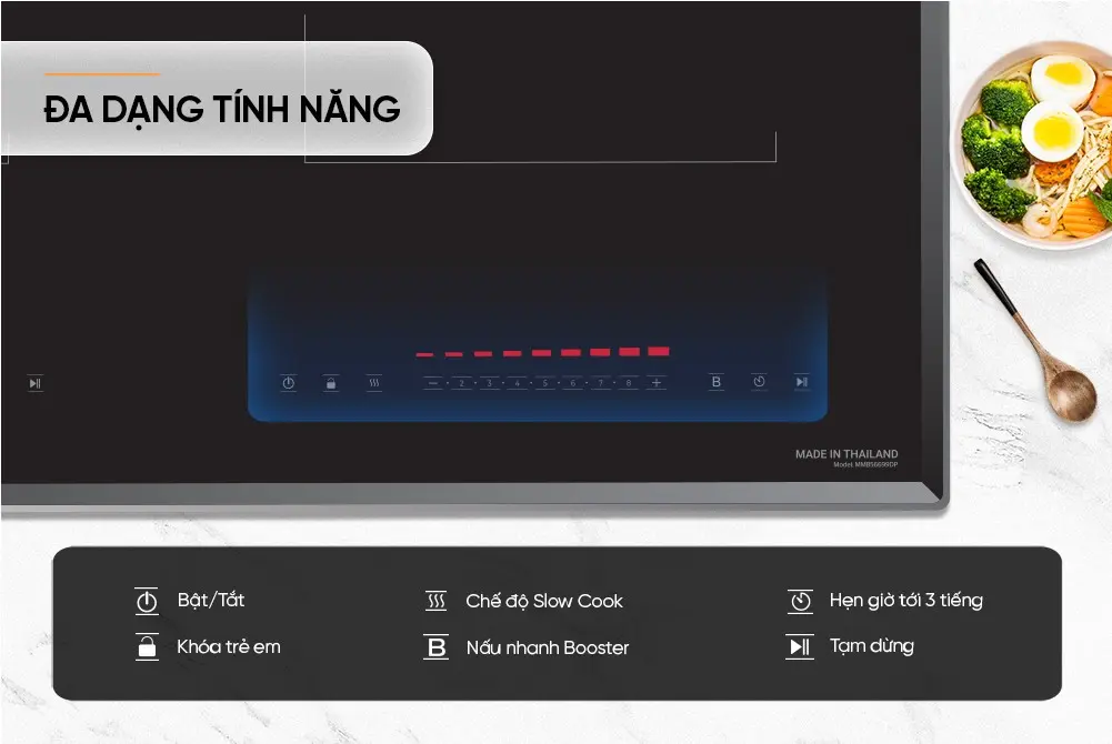 Bếp điện từ đôi SUNHOUSE MMB56699DP - 2200W/2200W - Ảnh 13