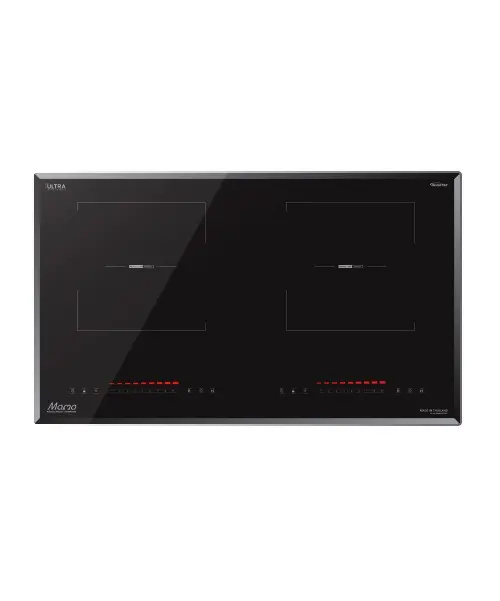Bếp điện từ đôi SUNHOUSE MMB56699DP mặt kính đen, 2 vùng nấu 2200W