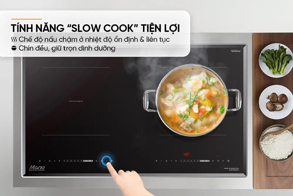 Bếp điện từ đôi SUNHOUSE MMB5673LH - 2200W/2200W - Ảnh 8