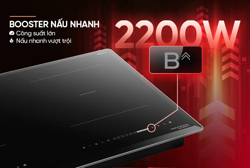 Bếp điện từ đôi SUNHOUSE MMB5673LH - 2200W/2200W - Ảnh 9