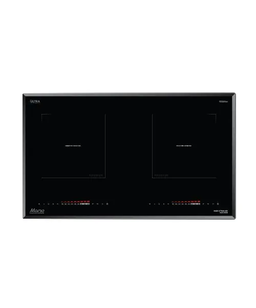 Bếp điện từ đôi SUNHOUSE MMB5866 mặt kính đen, 2 vùng nấu 2200W