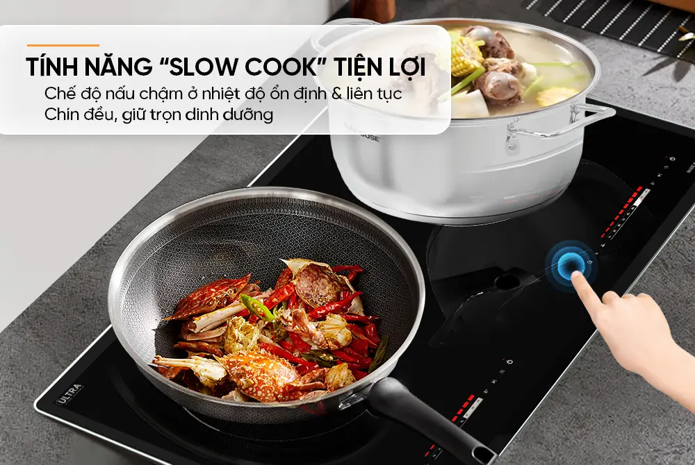 Bếp điện từ đôi SUNHOUSE MMB5868 - 2200W/2200W - Ảnh 9