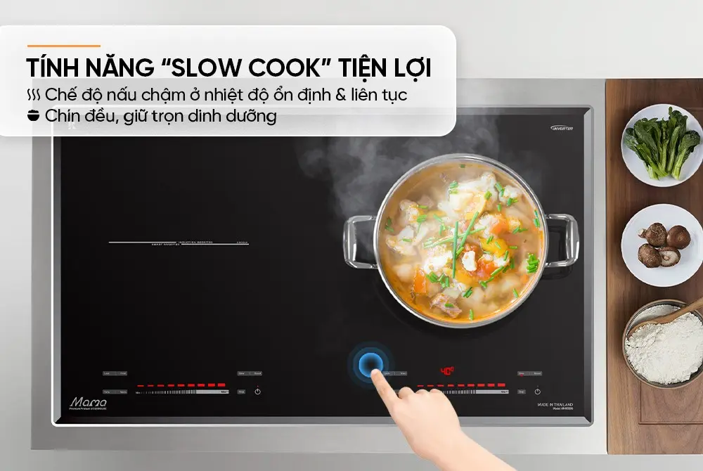 Bếp điện từ đôi SUNHOUSE MMB5886 - 2400W/2400W - Ảnh 11