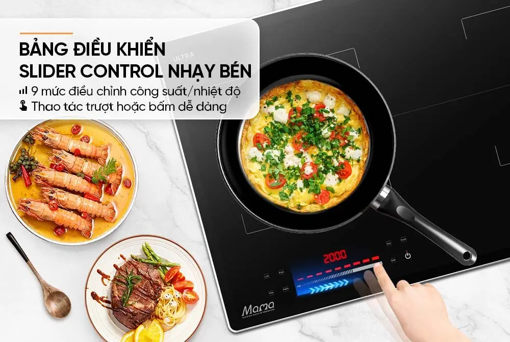 Bếp điện từ đôi SUNHOUSE MMB82252-M - 2200W/2200W - Ảnh 10