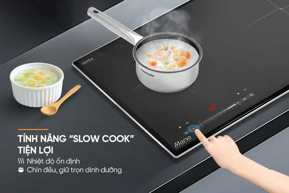 Bếp điện từ đôi SUNHOUSE MMB82262-M - 2200W/2200W - Ảnh 8