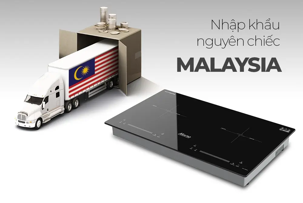 Bếp điện từ đôi SUNHOUSE MMB9301 nhập khẩu nguyên chiếc Malaysia