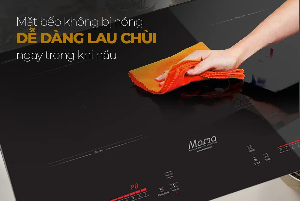 Bếp điện từ đôi SUNHOUSE MMB9302-EC - 2000W/2000W - Ảnh 9