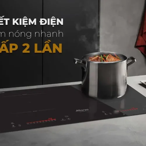 Bếp điện từ đôi SUNHOUSE MMB9302-EC làm nóng nhanh gấp 2 lần và tiết kiệm điện