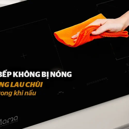 Bếp điện từ đôi SUNHOUSE MMB9988 mặt bếp dễ lau chùi trong khi nấu