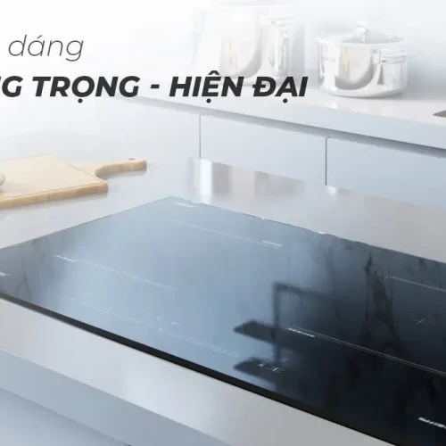 Bếp điện từ đôi SUNHOUSE SHB-55HN với thiết kế sang trọng hiện đại