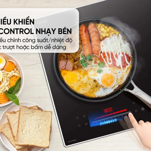 Bảng điều khiển bếp điện từ đôi SUNHOUSE SHB-566HL