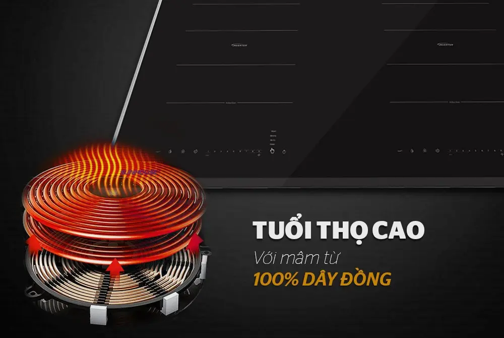 Bếp điện từ đôi SUNHOUSE SHB DI66 - 2000W/2000W - Ảnh 9