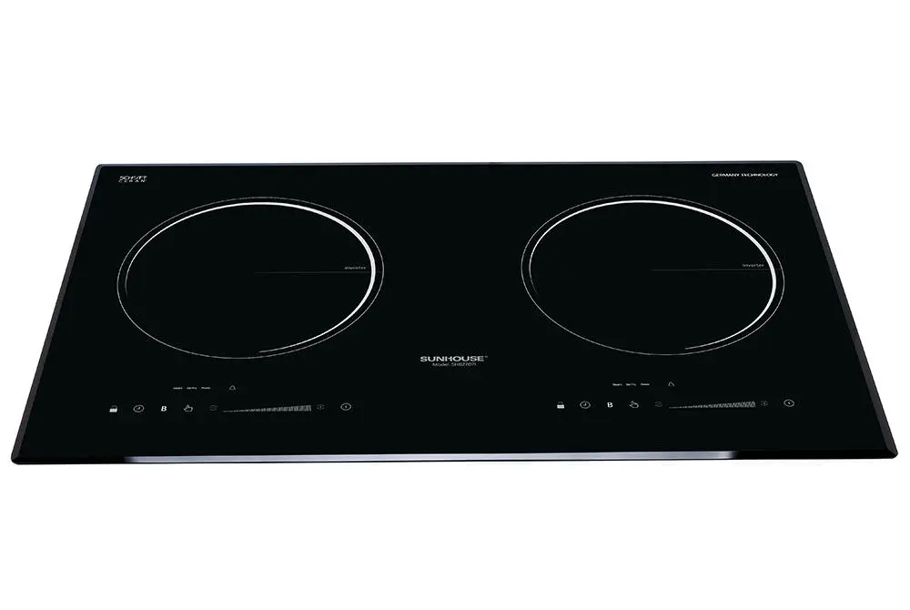 Bếp điện từ đôi SUNHOUSE SHB2707I - 2000W/2000W - Ảnh 2