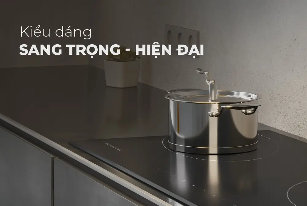 Bếp điện từ đôi SUNHOUSE SHB34-CS - 1800W/1800W - Ảnh 3