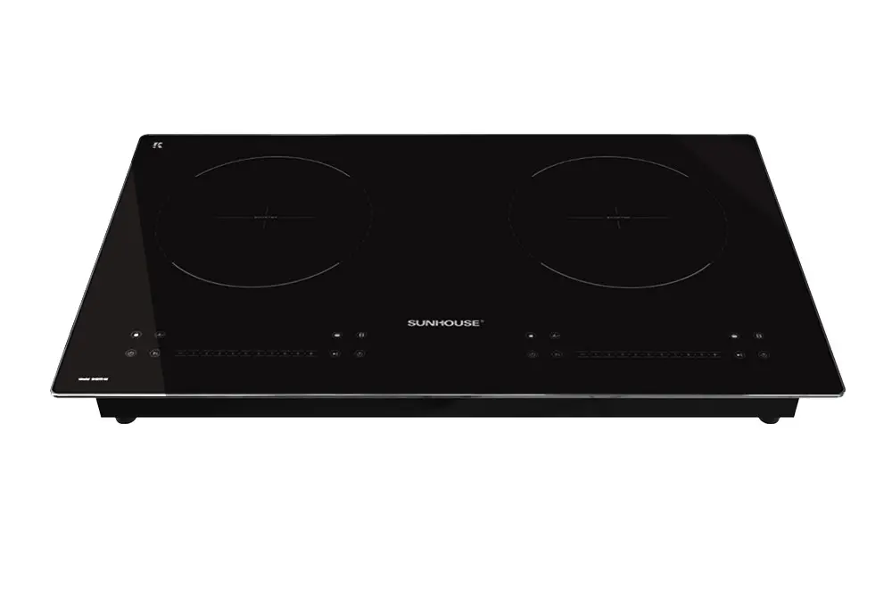 Bếp điện từ đôi SUNHOUSE SHB5143 mặt kính đen 2000W/2000W