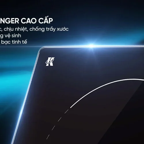 Mặt kính Kanger cao cấp của bếp điện từ đôi SUNHOUSE SHB5143