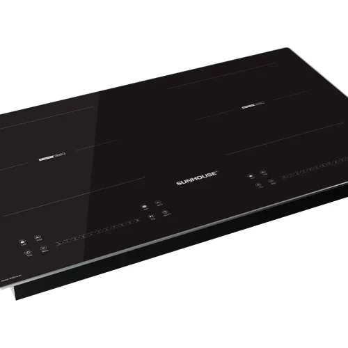 Bếp điện từ đôi SUNHOUSE SHB518-AC mặt kính đen góc chụp toàn cảnh