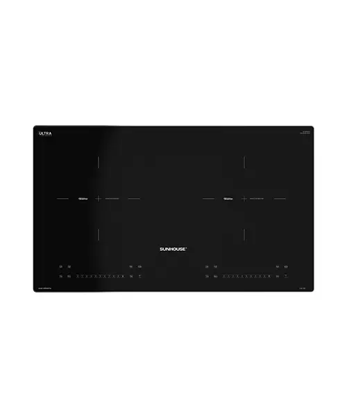 Bếp điện từ đôi SUNHOUSE SHB5686Plus mặt kính đen 2200W mỗi vùng nấu