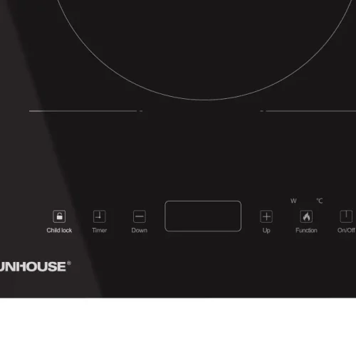 Bảng điều khiển cảm ứng bếp điện từ đôi SUNHOUSE SHB588 PRO