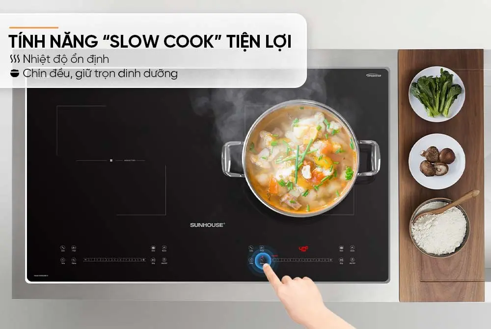 Bếp điện từ đôi SUNHOUSE SHB5888DH - 2200W/2200W - Ảnh 12