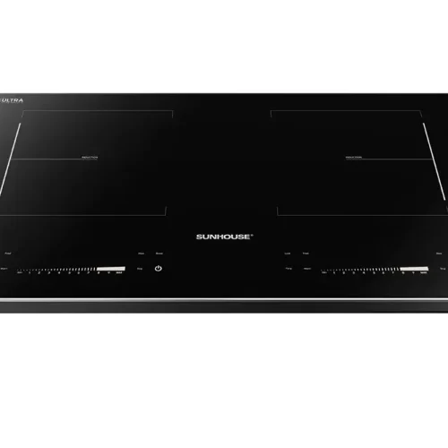 Bếp điện từ đôi SUNHOUSE SHB81272-MD toàn cảnh mặt kính đen