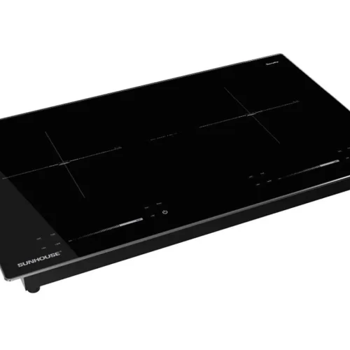 Bếp điện từ đôi SUNHOUSE SHB82062-MMD mặt kính đen 2200W mỗi vùng nấu