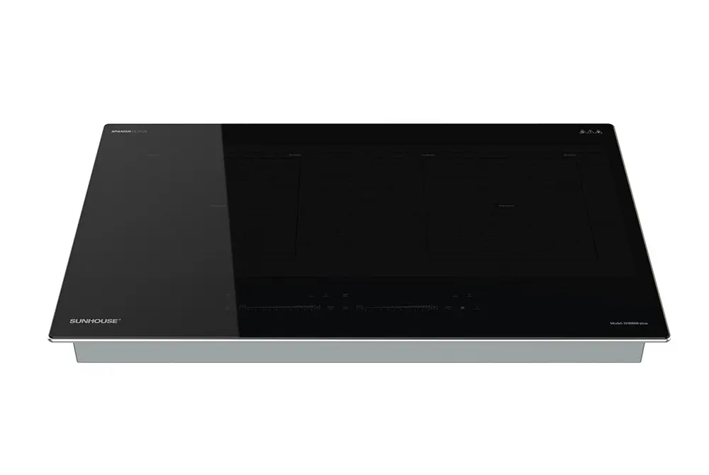 Bếp điện từ đôi SUNHOUSE SHB888-PLUS mặt kính đen hai vùng nấu