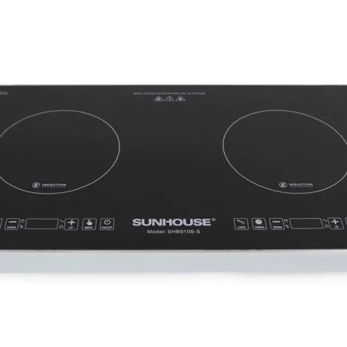 Bếp điện từ đôi SUNHOUSE SHB9108-S hai vùng nấu cảm ứng