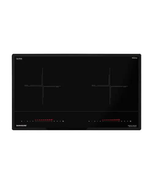 Bếp điện từ đôi SUNHOUSE SHB9109S Series 9.0 mặt kính đen 2200W mỗi vùng nấu
