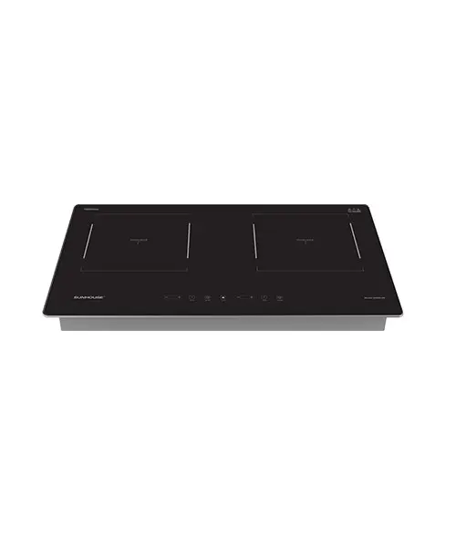 Bếp điện từ đôi SUNHOUSE SHB98-HP mặt kính đen với hai vùng nấu