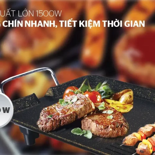 Bếp nướng điện SUNHOUSE HTD4606 công suất 1500W nướng chín nhanh