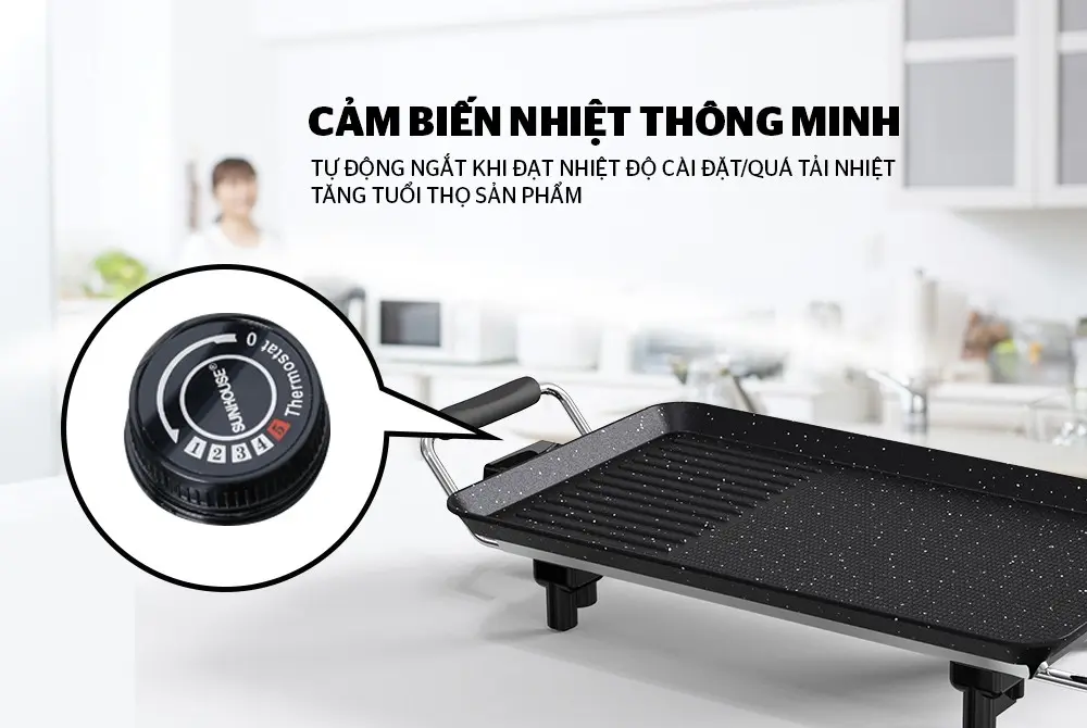 Bếp nướng điện SUNHOUSE SHD4600 - 1500W - Ảnh 7