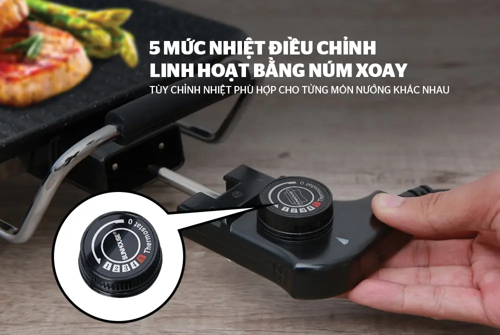 Bếp nướng điện SUNHOUSE SHD4600 - 1500W - Ảnh 9
