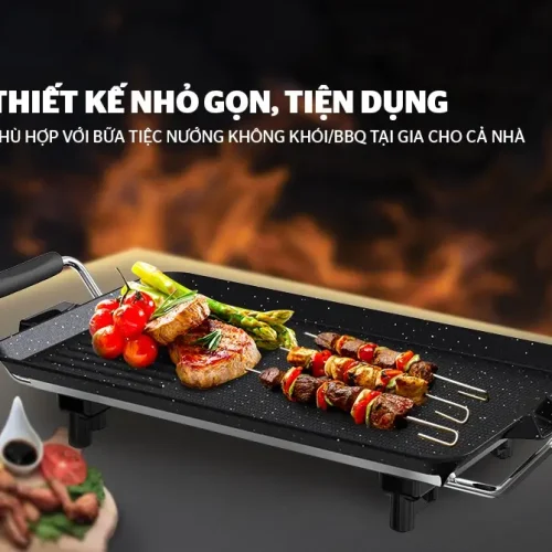 Bếp nướng điện SUNHOUSE SHD4600 1500W thiết kế nhỏ gọn tiện dụng