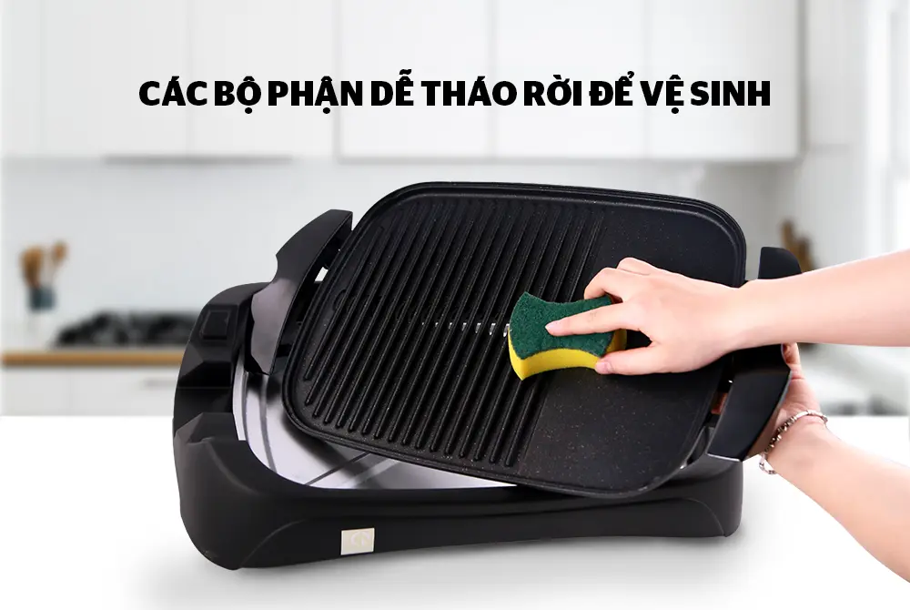 Bếp nướng điện SUNHOUSE SHD4602 - 2000W - Ảnh 9