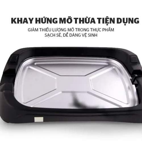 Khay hứng mỡ thừa của bếp nướng điện SUNHOUSE SHD4602 2000W