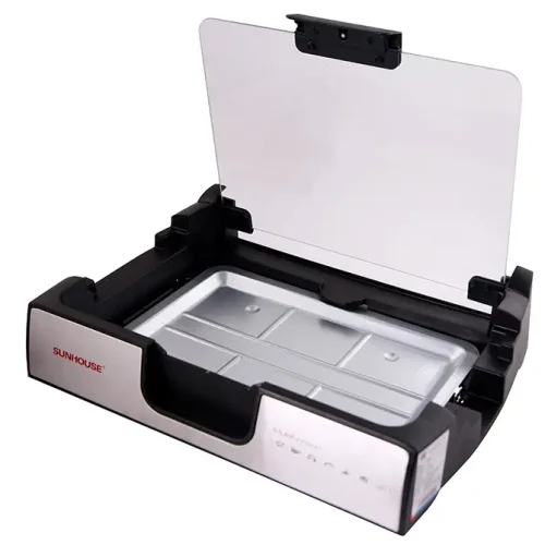 Khay hứng mỡ bên trong bếp nướng điện SUNHOUSE SHD4603 1500W