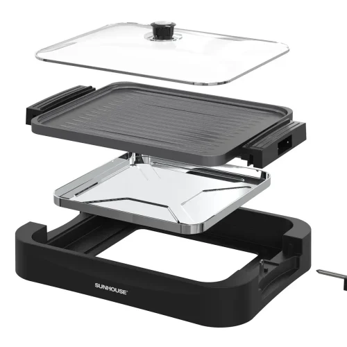 Cấu tạo tách lớp bếp nướng điện SUNHOUSE SHD4604 1700W