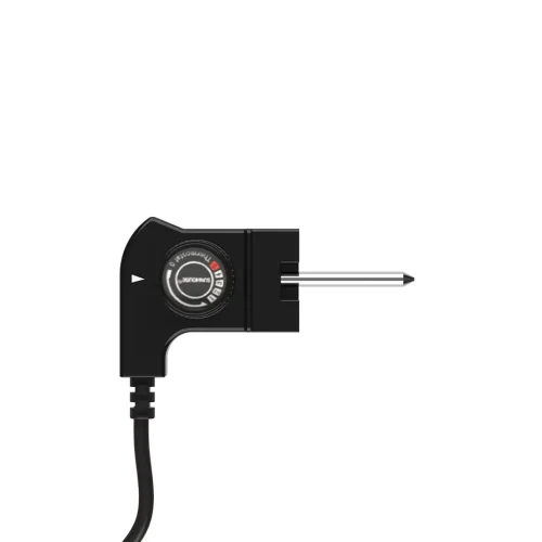 Núm điều chỉnh nhiệt độ tích hợp trên phích cắm bếp nướng điện SUNHOUSE SHD4612