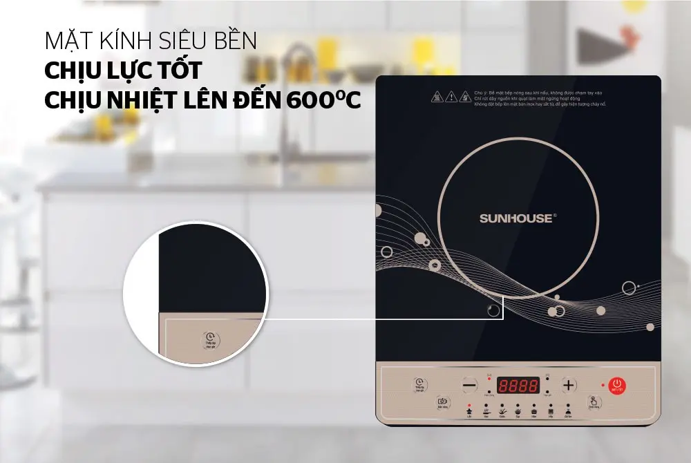 Bếp từ đơn SUNHOUSE SHD6149 - 2000W - Ảnh 2