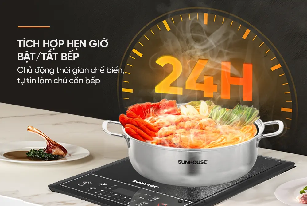 Bếp từ đơn SUNHOUSE SHD6154 - 2000W - Ảnh 12