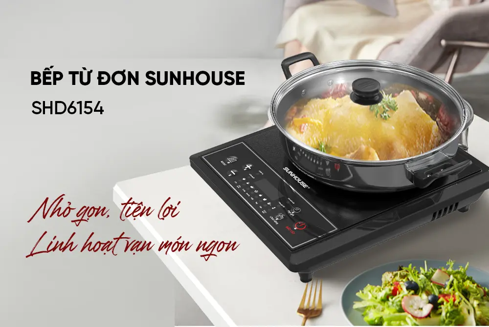 Bếp từ đơn SUNHOUSE SHD6154 - 2000W - Ảnh 7