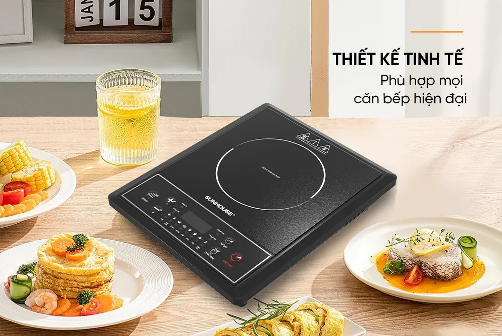 Bếp từ đơn SUNHOUSE SHD6154 - 2000W - Ảnh 10