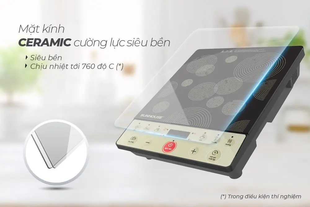 Bếp từ đơn SUNHOUSE SHD6162 - 2000W - Ảnh 3