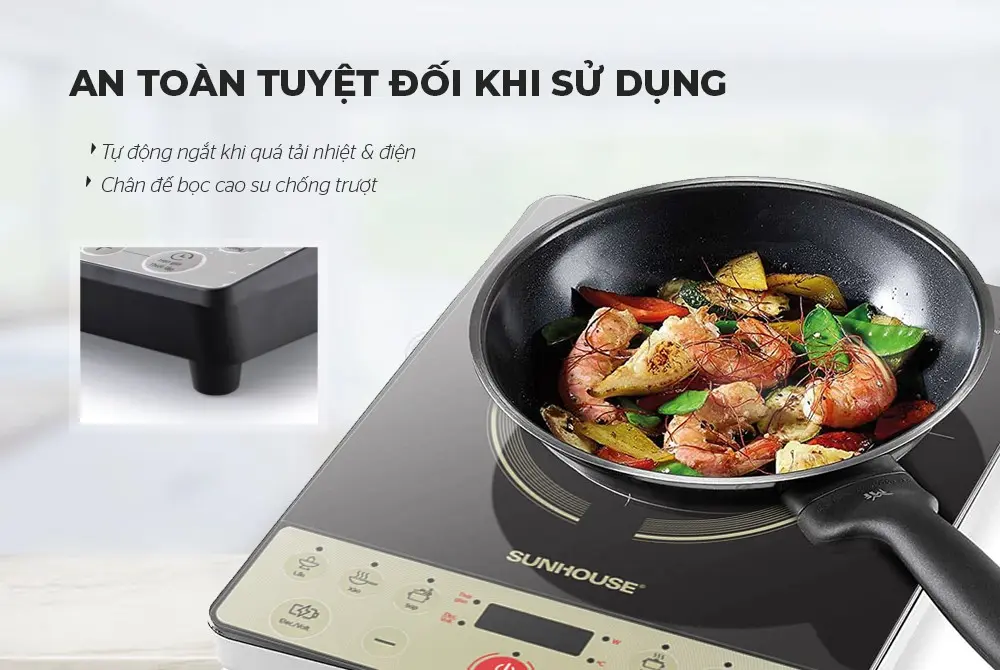 Bếp từ đơn SUNHOUSE SHD6165 - 2000W - Ảnh 5